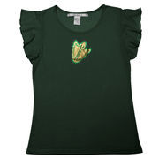 Oregon Ducks Women's Flutter Sleeve T-Shirt - Green