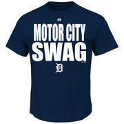 Majestic Detroit Tigers Swag T-Shirt - Navy Blue