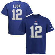Andrew Luck Indianapolis Colts Majestic Big & Tall Eligible Receiver Name and Number T-Shirt - Royal