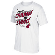 Miami Heat adidas Can't Cramp My Swag T-Shirt - White