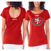 San Francisco 49ers Women's Touch Team Spirit II T-Shirt - Scarlet