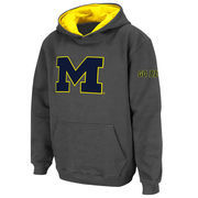 Michigan Wolverines Stadium Athletic Youth Big Logo Pullover Hoodie - Charcoal