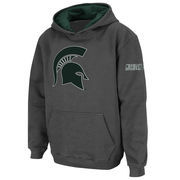 Michigan State Spartans Stadium Athletic Youth Big Logo Pullover Hoodie - Charcoal