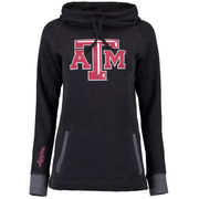 Texas A&M Aggies Women's Laguna Cowl Neck Sweatshirt - Black
