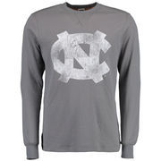 North Carolina Tar Heels Buckman Reversible Long Sleeve T-Shirt - Gray/Tan