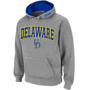 Delaware Fightin' Blue Hens Stadium Athletic Arch & Logo Pullover Hoodie - Gray