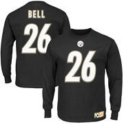 Le'Veon Bell Pittsburgh Steelers Eligible Receiver II Name and Number Long Sleeve T-Shirt - Black