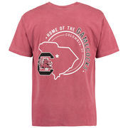 South Carolina Gamecocks Home State Comfort Colors T-Shirt - Garnet