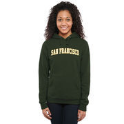 San Francisco Dons Women's Everyday Pullover Hoodie - Green
