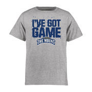Mount St. Mary's Mountaineers Youth Got Game T-Shirt - Heather Gray