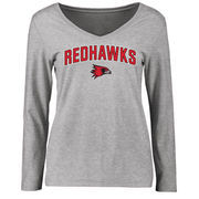 S.E. Missouri State Redhawks Women's Proud Mascot Long Sleeve T-Shirt - Ash