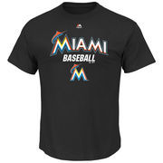 Miami Marlins Majestic All of Destiny T-Shirt - Black