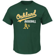 Oakland Athletics Majestic All of Destiny T-Shirt - Green