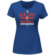 New York Mets Majestic Women's Plus Size AC Property of T-shirt - Royal