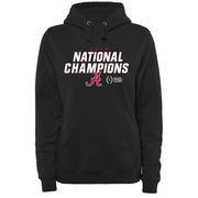 Alabama Crimson Tide Women's College Football Playoff 2015 National Champions Highlight Pullover Hoodie - Black