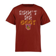 Tuskegee Golden Tigers Youth Can't Be Beat T-Shirt - Cardinal