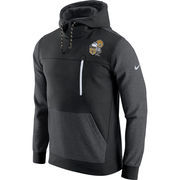 New Orleans Saints Nike AV15 Historical Fleece Pullover Hoodie - Black/Charcoal