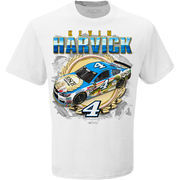 Kevin Harvick Stewart-Haas Racing Team Collection Busch Beer Fishing T-Shirt - White