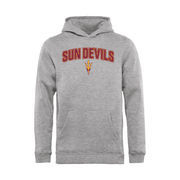 Arizona State Sun Devils Youth Proud Mascot Pullover Hoodie - Ash -