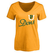San Francisco Dons Women's Dora T-Shirt - Gold