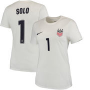 Hope Solo US Women's National Team Nike Women's Player Name & Number T-Shirt - White