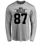 Travis Kelce Player Issued Long Sleeve T-Shirt - Ash