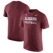 Alabama Crimson Tide Nike Facility T-Shirt - Crimson