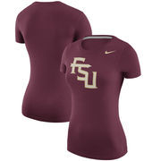 Florida State Seminoles Nike Women's Logo Scoop Neck T-Shirt - Garnet