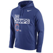 Chicago Cubs Nike 2016 World Series Champions Celebration Performance Hoodie - Royal