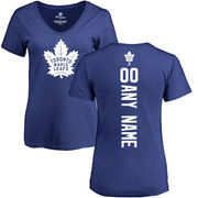 Toronto Maple Leafs Fanatics Branded Women's Personalized Backer T-Shirt - Blue