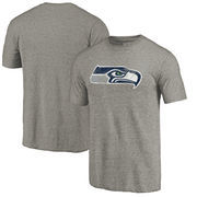 Seattle Seahawks NFL Pro Line by Fanatics Branded Primary Logo Tri-Blend T-Shirt - Gray
