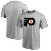 Philadelphia Flyers Fanatics Branded Primary Logo T-Shirt - Heathered Gray