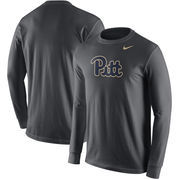 Pitt Panthers Nike Logo Long Sleeve T-Shirt - Anthracite
