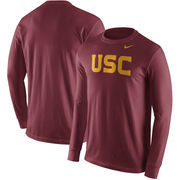 USC Trojans Nike Wordmark Long Sleeve T-Shirt - Cardinal