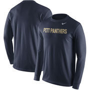 Pitt Panthers Nike Wordmark Long Sleeve T-Shirt - Navy