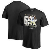 Drew Brees New Orleans Saints NFL Pro Line by Fanatics Branded Youth 65,000 Career Passing Yards T-Shirt - Black