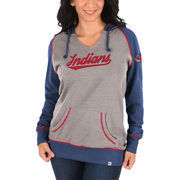 Cleveland Indians Majestic Women's Absolute Confidence Hoodie - Gray