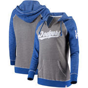 Los Angeles Dodgers Majestic Women's Absolute Confidence Hoodie - Gray