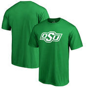Oklahoma State Cowboys Fanatics Branded St. Patrick's Day White Logo T-Shirt - Kelly Green
