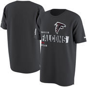 Atlanta Falcons Nike Super Bowl LI Bound Team Travel T-Shirt - Anthracite