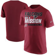 Atlanta Falcons Nike Super Bowl LI Bound On a Mission T-Shirt - Red
