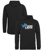 Detroit Lions NFL Pro Line by Fanatics Branded Youth Team Lockup Pullover Hoodie - Black