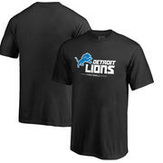 Detroit Lions NFL Pro Line by Fanatics Branded Youth Team Lockup T-Shirt - Black