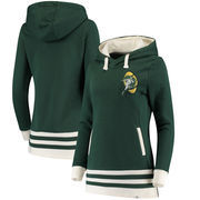 Green Bay Packers NFL Pro Line by Fanatics Branded Women's True Classics Pullover Tunic Sweatshirt - Green/White