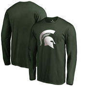 Michigan State Spartans Fanatics Branded Gradient Logo Long Sleeve T-Shirt - Green