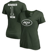 New York Jets NFL Pro Line by Fanatics Branded Women's Plus Sizes Number One Mom T-Shirt - Green