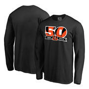 Cincinnati Bengals NFL Pro Line by Fanatics Branded 50th Anniversary Long Sleeve T-Shirt - Black