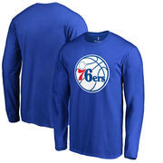 Philadelphia 76ers Fanatics Branded Primary Logo Long Sleeve T-Shirt - Royal