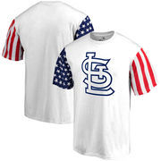St. Louis Cardinals Fanatics Branded Stars & Stripes T-Shirt - White