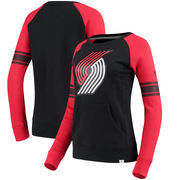 Portland Trail Blazers Fanatics Branded Women's Iconic Pullover Sweatshirt - Black/Red